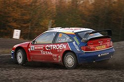2003 Rally of Wales - Sebastien Loeb. Image by Mark Sims.