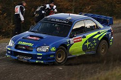 2003 Rally of Wales - Petter Solberg. Image by Mark Sims.