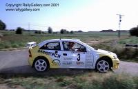 Kris Princen in the ex-Neil Wearden Vauxhall Astra. Picture by Mark Sims.