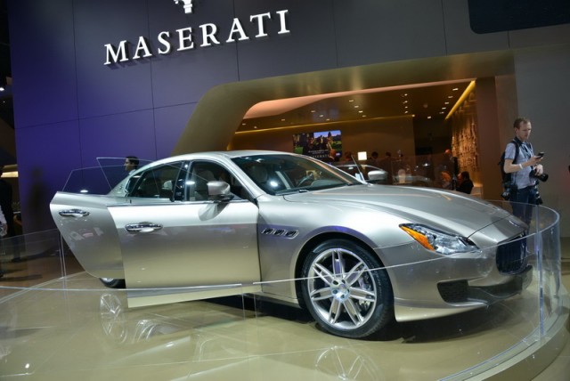 Frankfurt Motor Show: two new Maseratis. Image by Newspress.