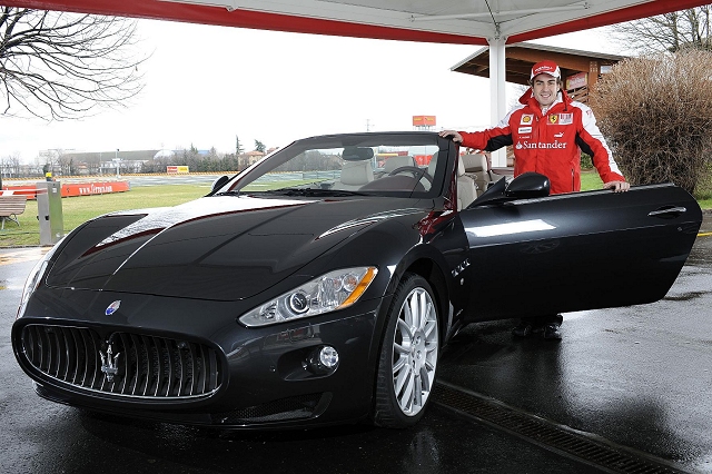 Fernando Alonso opts for Maserati. Image by Maserati.