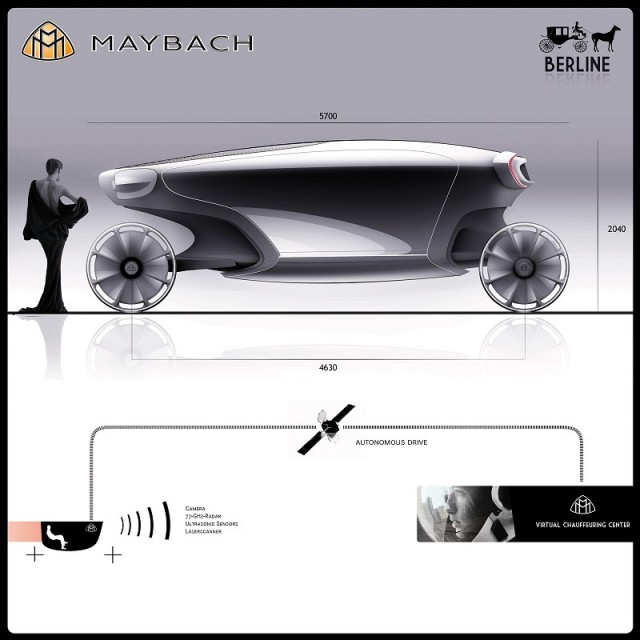 Cinderella will go to the ball; in a Maybach. Image by Maybach.