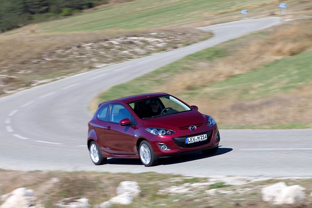 First drive: Facelifted Mazda2. Image by Mazda.