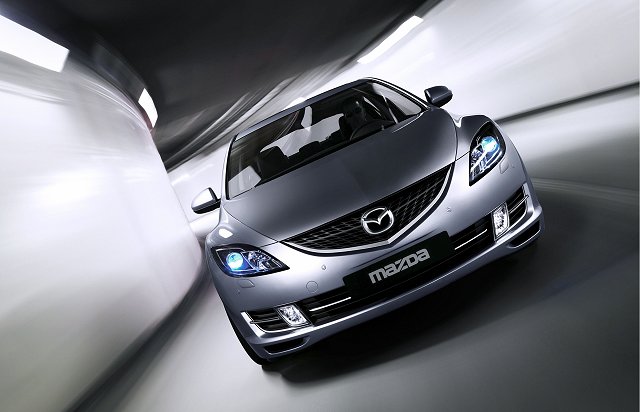Mazda 6 shows its face. Image by Mazda.