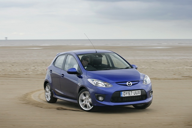 Mazda's supermini lightens up. Image by Mazda.