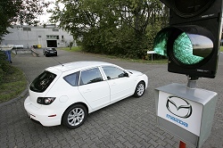 2009 Mazda3 with Smart Idle Stop Start. Image by Mazda.