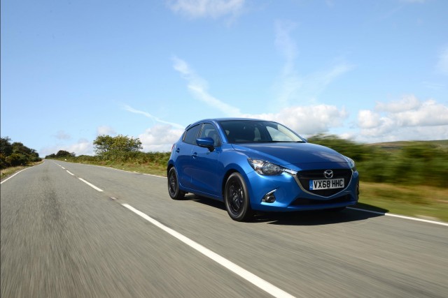 First UK Drive: Mazda2 1.5 90 Black+ Edition. Image by Mazda.