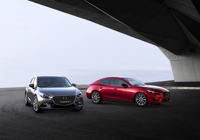 Mazda3 update adds new handling system. Image by Mazda.