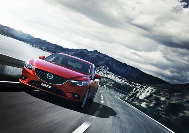 Mazda6 saloon takes its bow in Moscow. Image by Mazda.