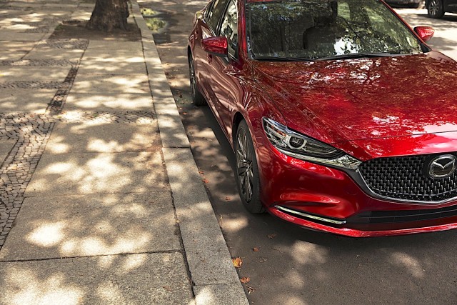 New face and 2.5 turbo for Mazda 6. Image by Mazda.