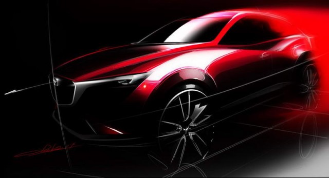 Mazda teases CX-3 for LA. Image by Mazda.