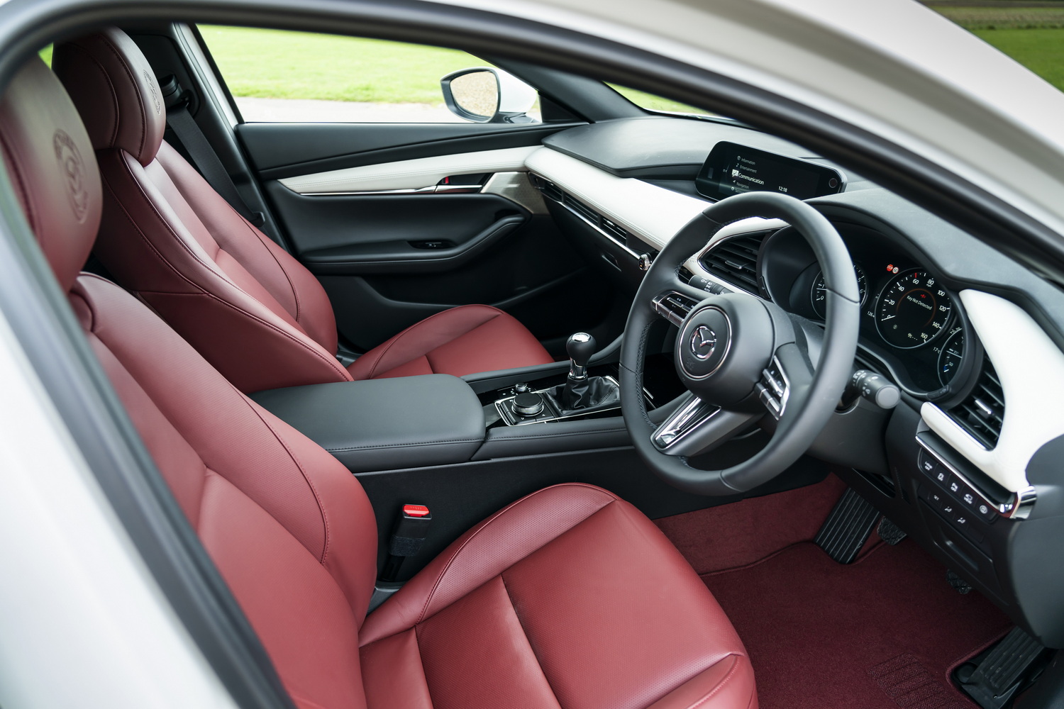 2021 Mazda3 100th Anniversary Edition UK test. Image by Mazda UK.