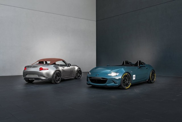 Mazda MX-5 loses its head for SEMA concepts. Image by Mazda.