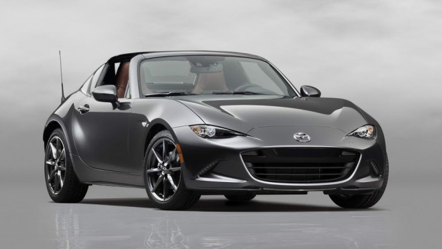 Mazda goes targa-top with the MX-5 RF. Image by Mazda.