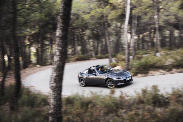 First drive: Mazda MX-5 RF. Image by Mazda.