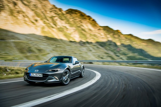 First drive: Mazda MX-5 RF 2.0. Image by Mazda.