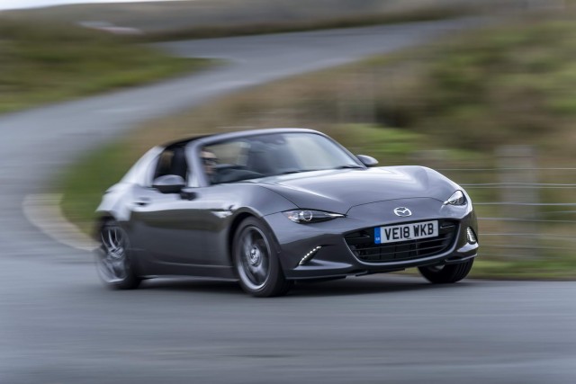 First UK Drive: Mazda MX-5 RF 2019MY. Image by Mazda.