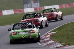 Kyle Fortune races in Snetterton 12-hour race in Jota Mazda MX-5. Image by Mazda.