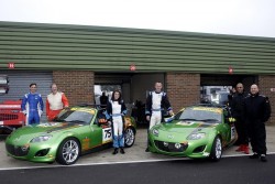 Kyle Fortune races in Snetterton 12-hour race in Jota Mazda MX-5. Image by Mazda.