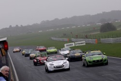 Kyle Fortune races in Snetterton 12-hour race in Jota Mazda MX-5. Image by Mazda.