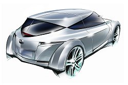 2003 Mazda Kusabi concept car. Image by Mazda.