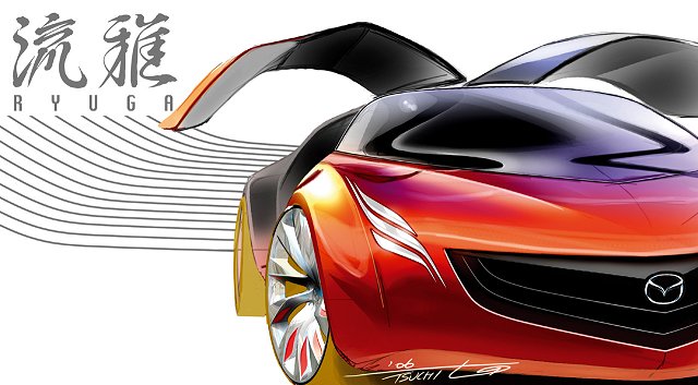 Mazda previews new sports concept. Image by Mazda.