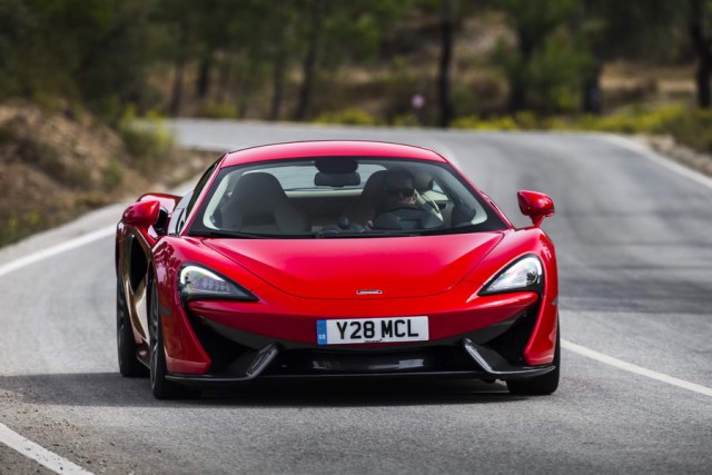 Incoming: McLaren 570S. Image by McLaren.