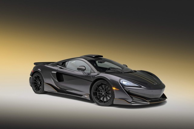 Stealthy MSO McLaren 600LT for Pebble Beach. Image by McLaren.