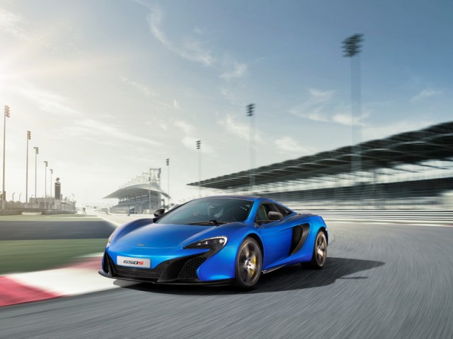 Incoming: McLaren 650S. Image by McLaren.