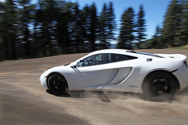 McLaren MP4-12C feels the heat. Image by McLaren.