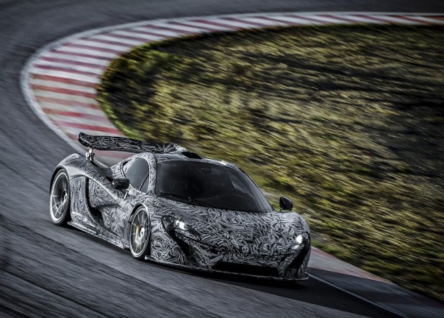 McLaren P1 steps towards production. Image by McLaren.