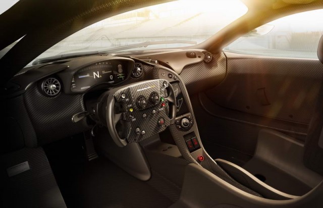 Look inside the McLaren P1 GTR. Image by McLaren.