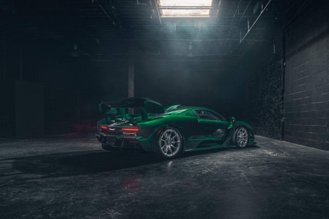 McLaren Senna goes green. Image by McLaren.