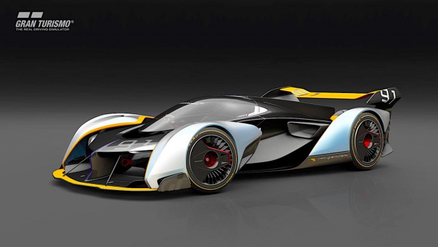 McLaren creates virtual hypercar for PlayStation. Image by McLaren.
