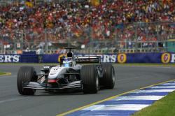 Kimi easily maintained 3rd place behind Montoya - a good drive from the youngster. Image by McLaren. Click here for a larger image.