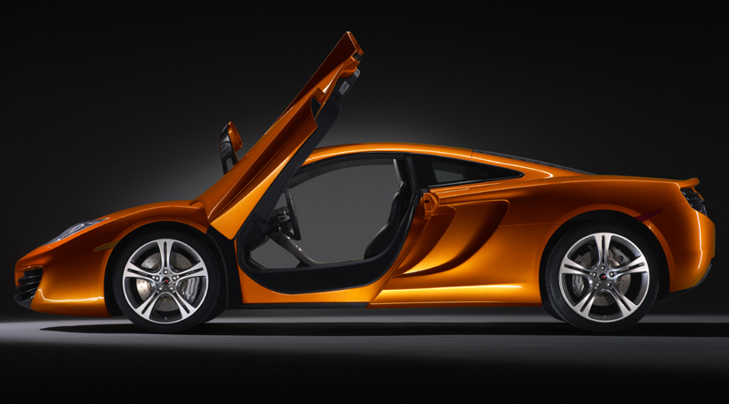 McLaren gives us a peek of the MP4-12C. Image by McLaren.