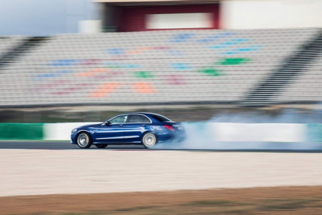 First drive: Mercedes-AMG C 63 S. Image by Richard Pardon.