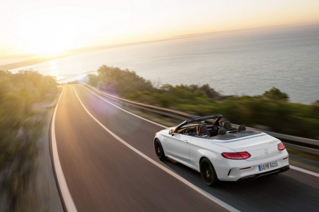 C 63 AMG set complete with new Cabriolet. Image by Mercedes-AMG.