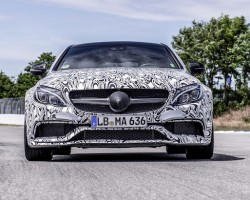 2015 Mercedes-AMG C 63 Coupe in final testing. Image by Mercedes-AMG.