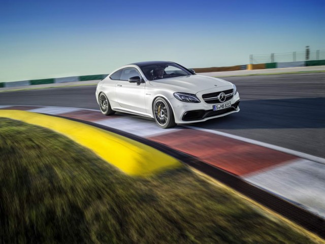 Mercedes-AMG C 63 S Coup in action. Image by Mercedes-AMG.