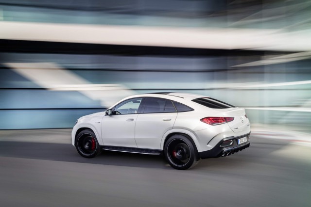 Mercedes-AMG ports V8 over to GLE Coupe. Image by Mercedes AG.