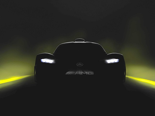 Mercedes-AMG Project One teased. Image by Mercedes.