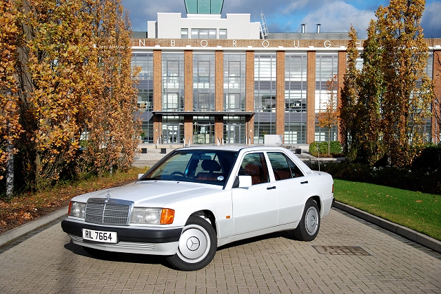 Retro Drive: Mercedes-Benz 190E. Image by Kyle Fortune.