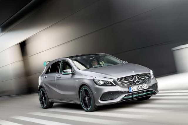 Adaptive damping for Mercedes A-Class. Image by Mercedes-Benz.