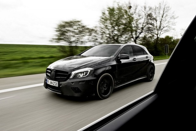 AMG reveals its A-Class. Image by Mercedes-Benz.