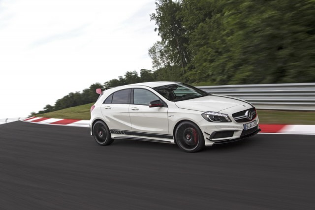 First drive: Mercedes-Benz A 45 AMG. Image by Mercedes-Benz.