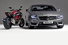 2011 Mercedes-Benz AMG-Ducati tie-up. Image by Mercedes-Benz.