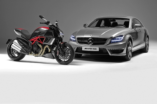 AMG announces Ducati tie-up. Image by Mercedes-Benz.