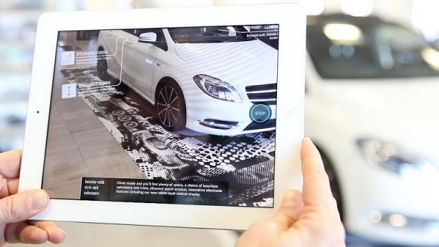 Mercedes-Benz launches new B-Class iPad app. Image by Mercedes-Benz.