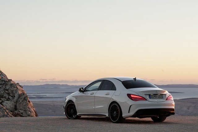 Incoming: Mercedes-Benz CLA 45 AMG. Image by Mercedes-Benz.